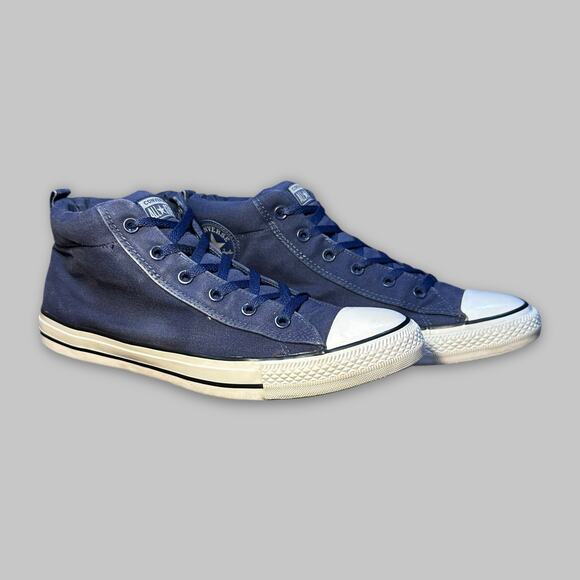 Converse Chuck Taylor All Star Navy Blue High Top Sneakers - Men’s Size 12 - Picture 1 of 7